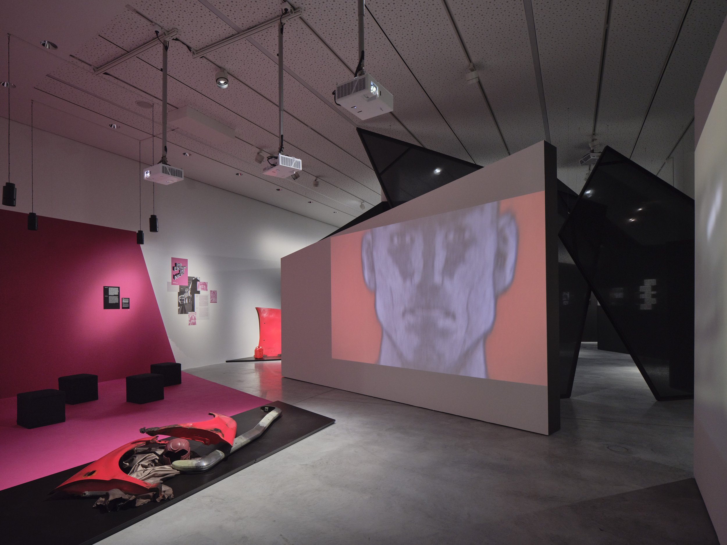  Installation view, Revenge, Jewish Museum Frankfurt, 2022 