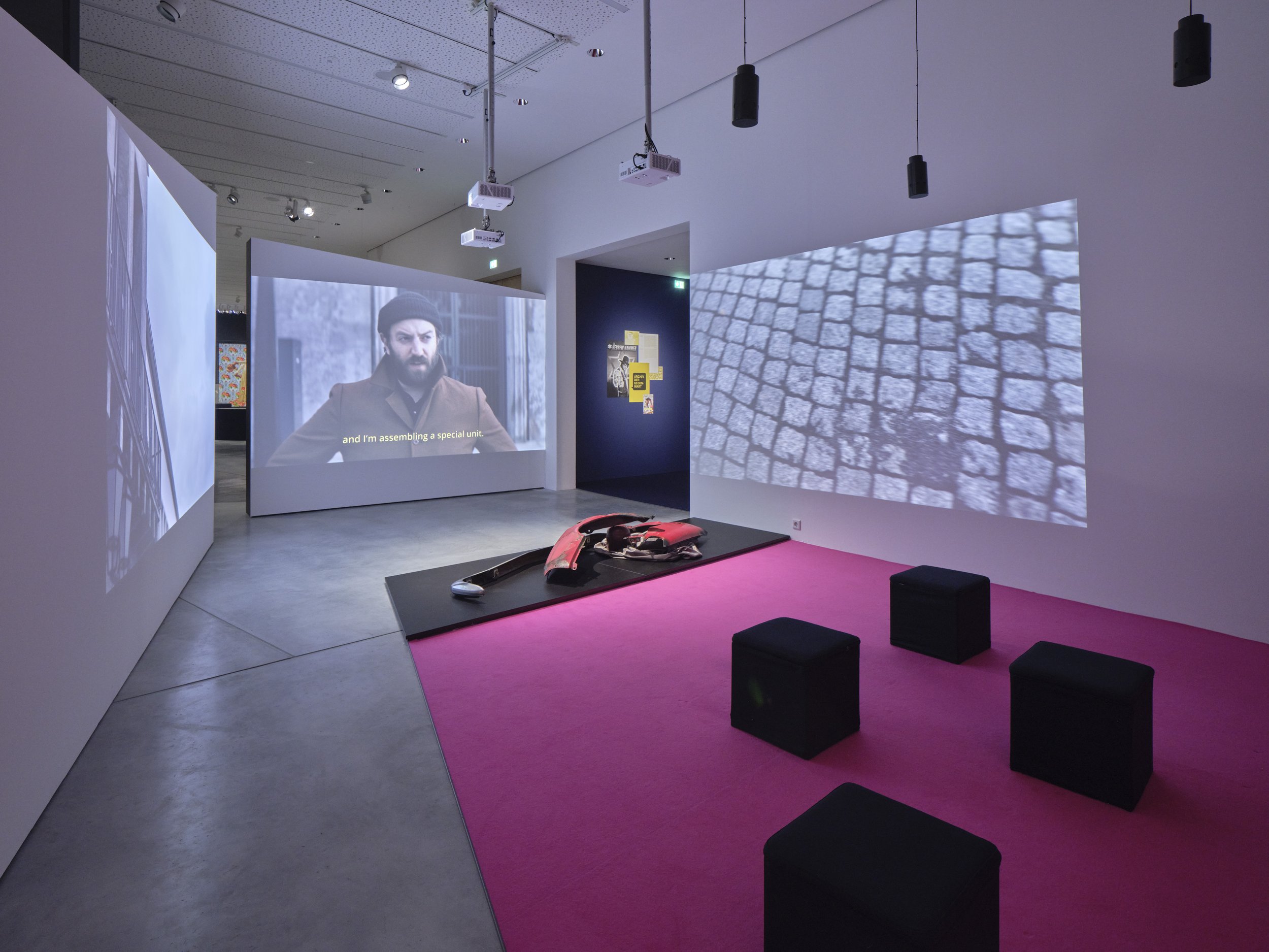  Installation view, Revenge, Jewish Museum Frankfurt, 2022 