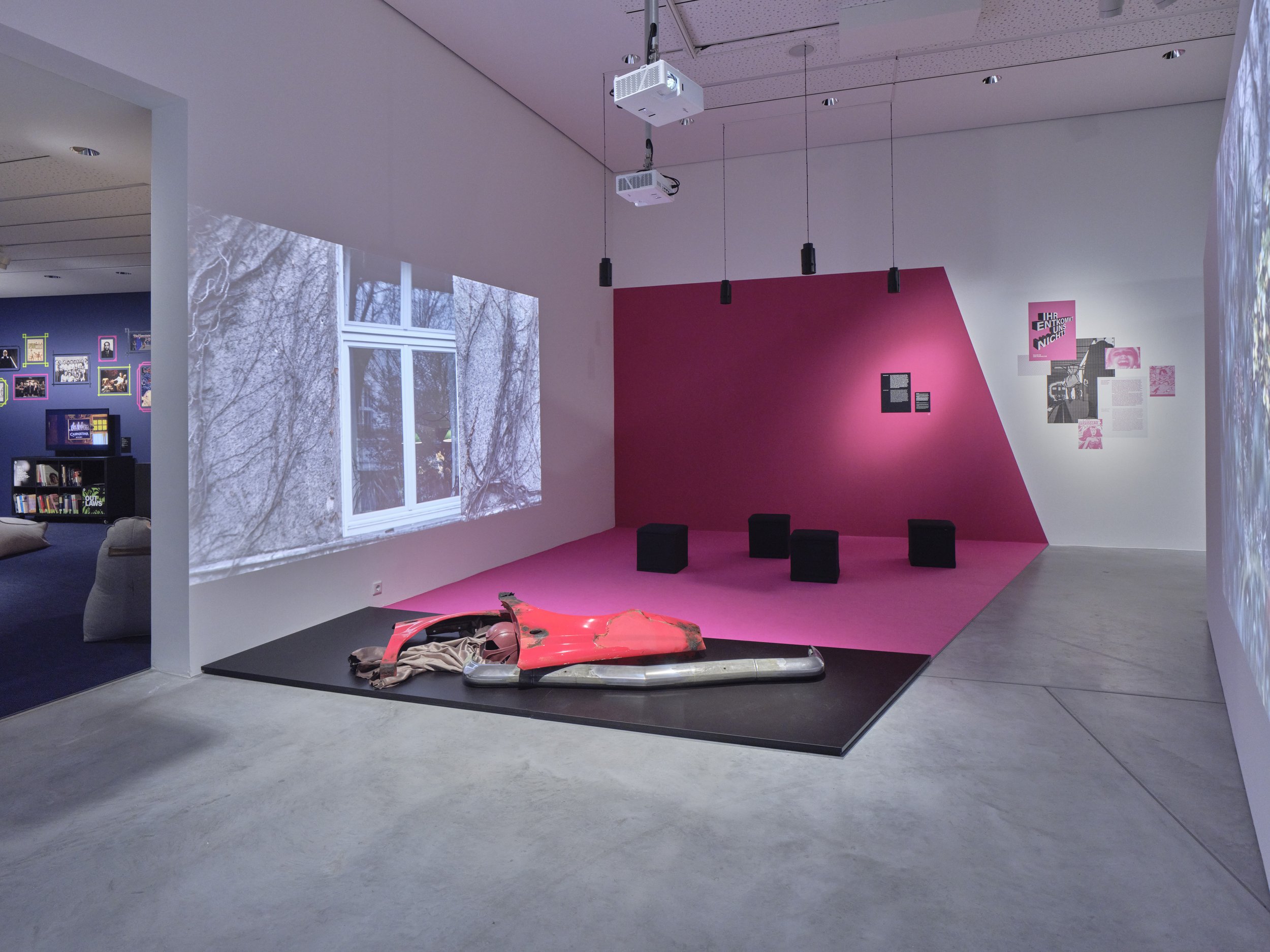  Installation view, Revenge, Jewish Museum Frankfurt, 2022 