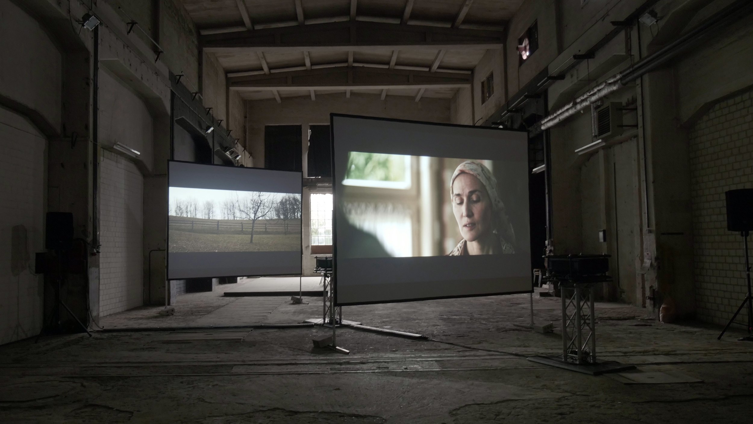  Installation view, The Geometry Of Hope, Burg Hülshoff – Center for Literature &amp; LITFILMS, Am Haverkamp,Münster, 2022 