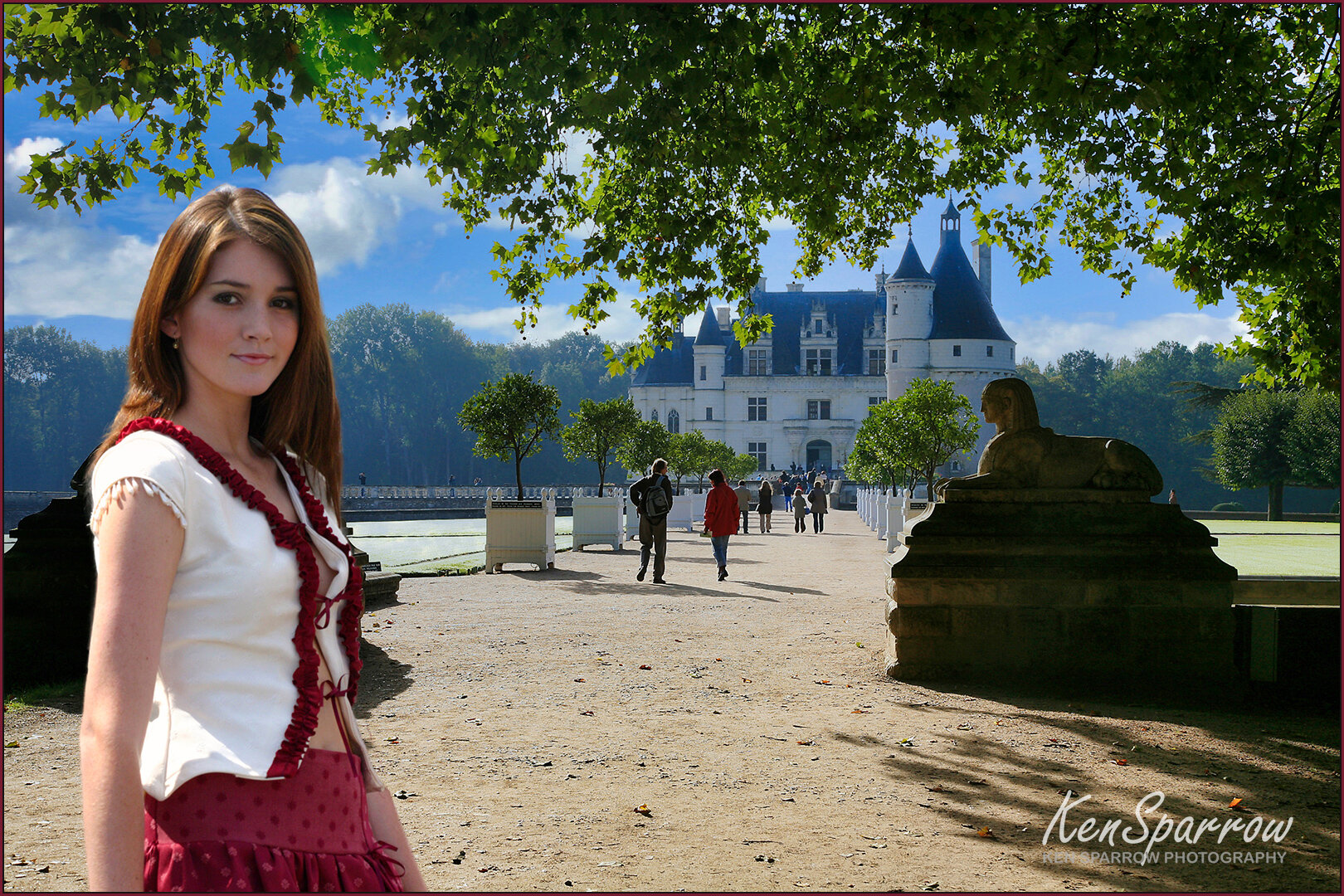79 Katelyn at Chenonceau