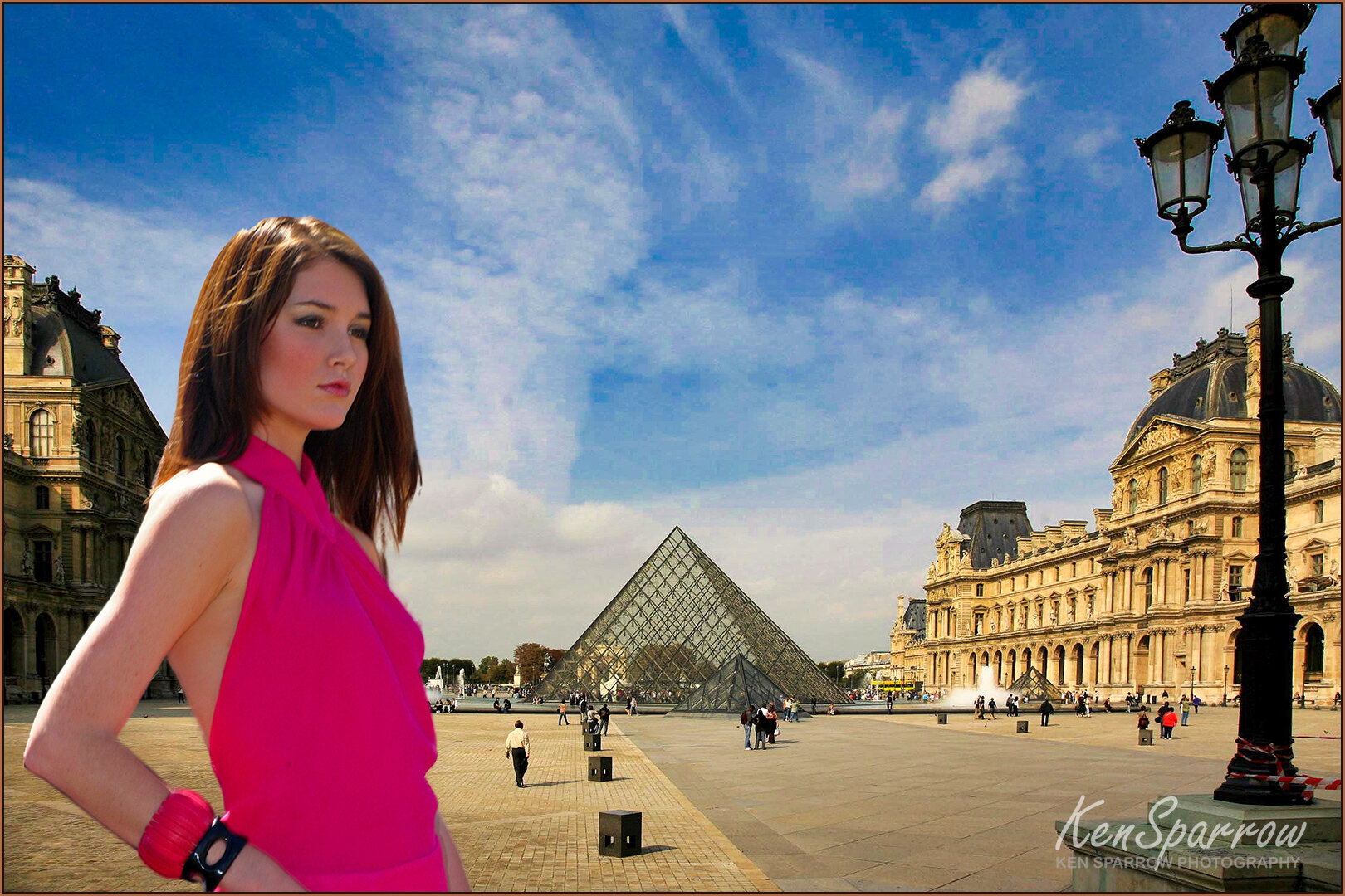 164 Katelyn at the Louvre