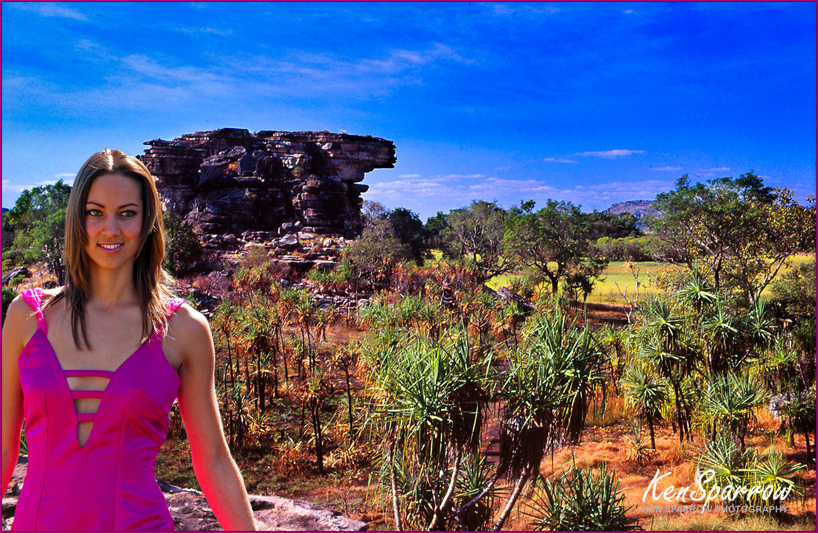 249  Alana at Ubirr Rock, Kakadu National Park 