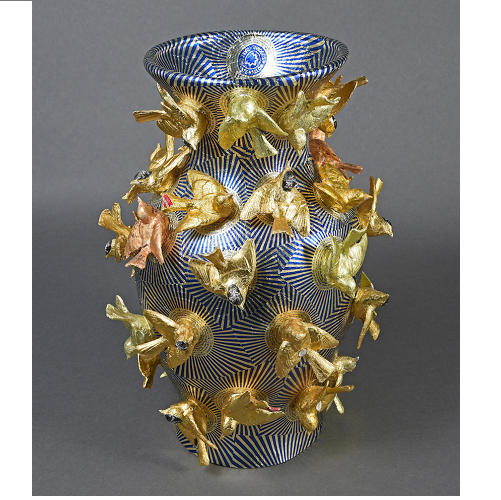 Simon Ward & Robert Mach 'Foiled Vase' (2017)