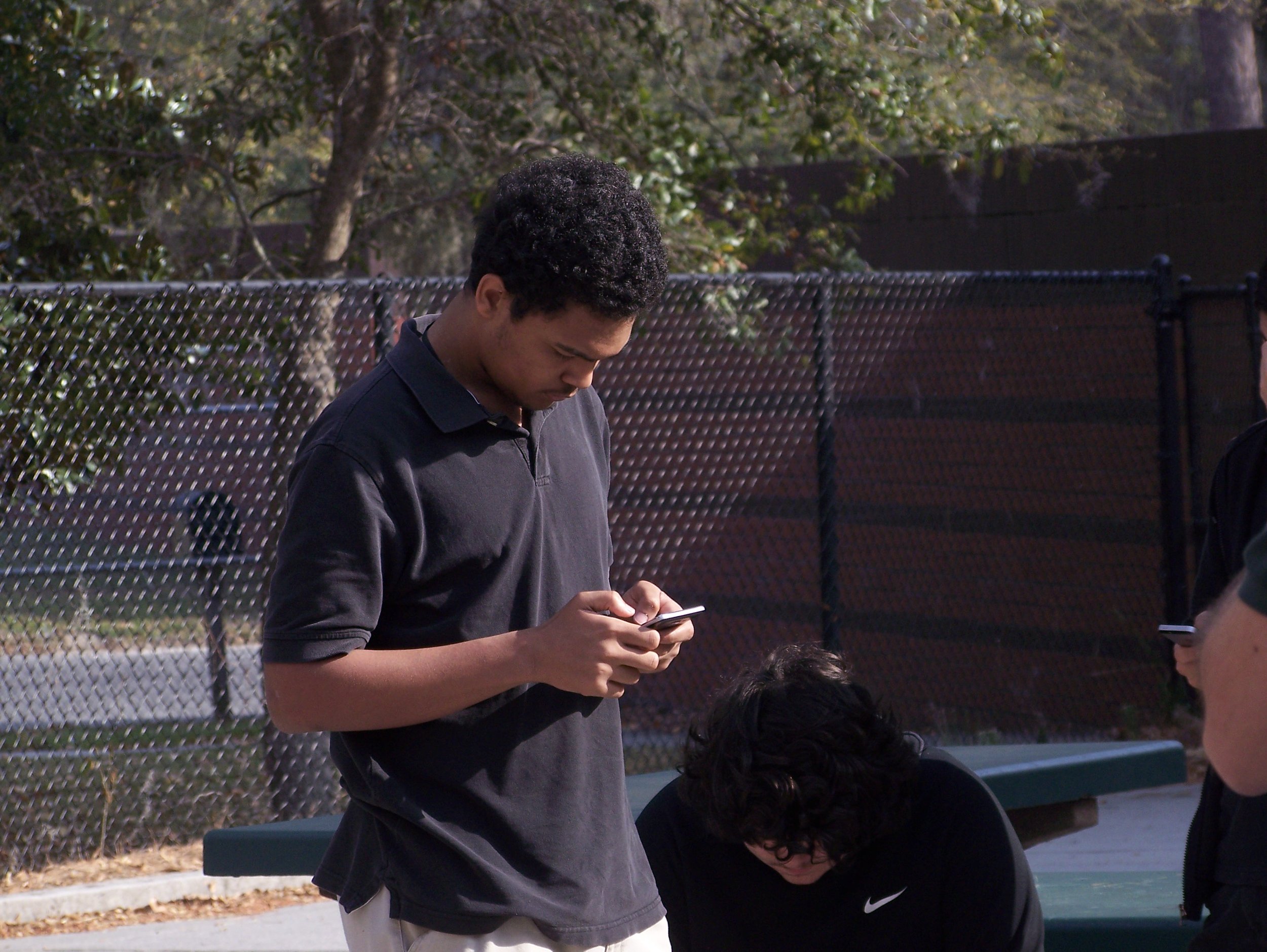A Beaufort High School student takes a look at his C'reer profile.