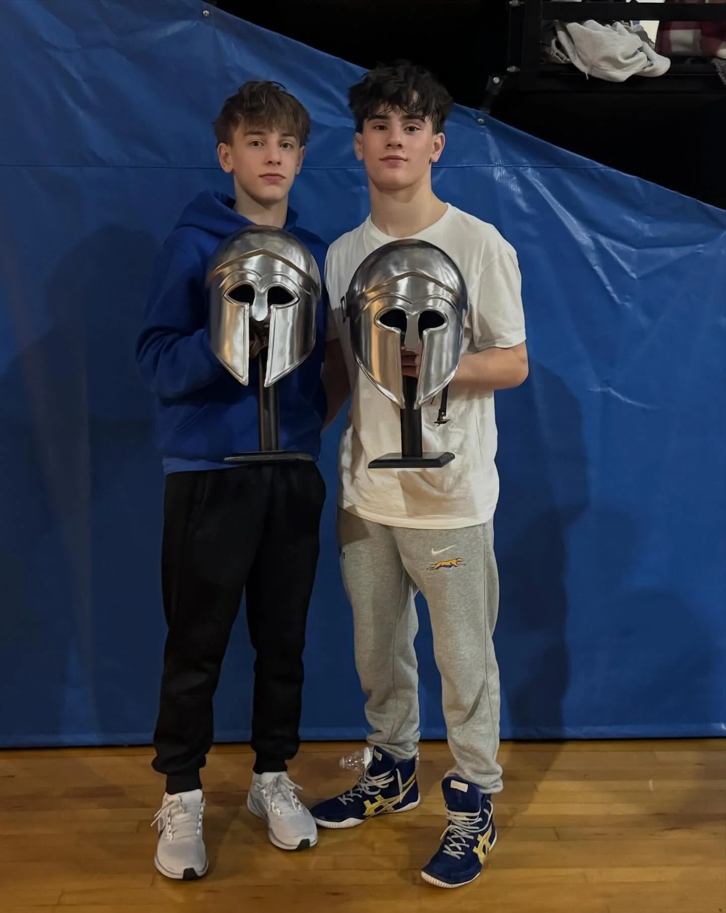 Double Trojan Helmets coming home for our Hoffman Brothers

Shaefer Hoffman and Walker Hoffman 2025 MyHouse Trojan Wars Champions!