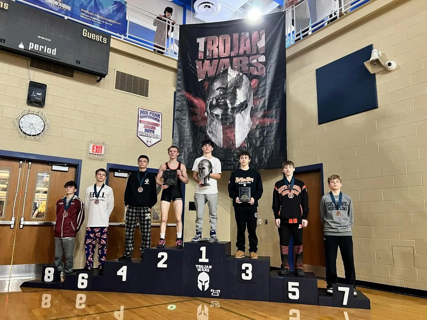 Congratulations to our 2025 Trojan Wars Placers

High school 
1st Place- Shaefer Hoffman
3rd Place- Brayden Sigle

Middle School 
1st Place- Walker Hoffman
3rd Place- Danny Spicer and Brayden Ellingsworth 
4th Place- Lucas Spicer and Joey Pearson 

W