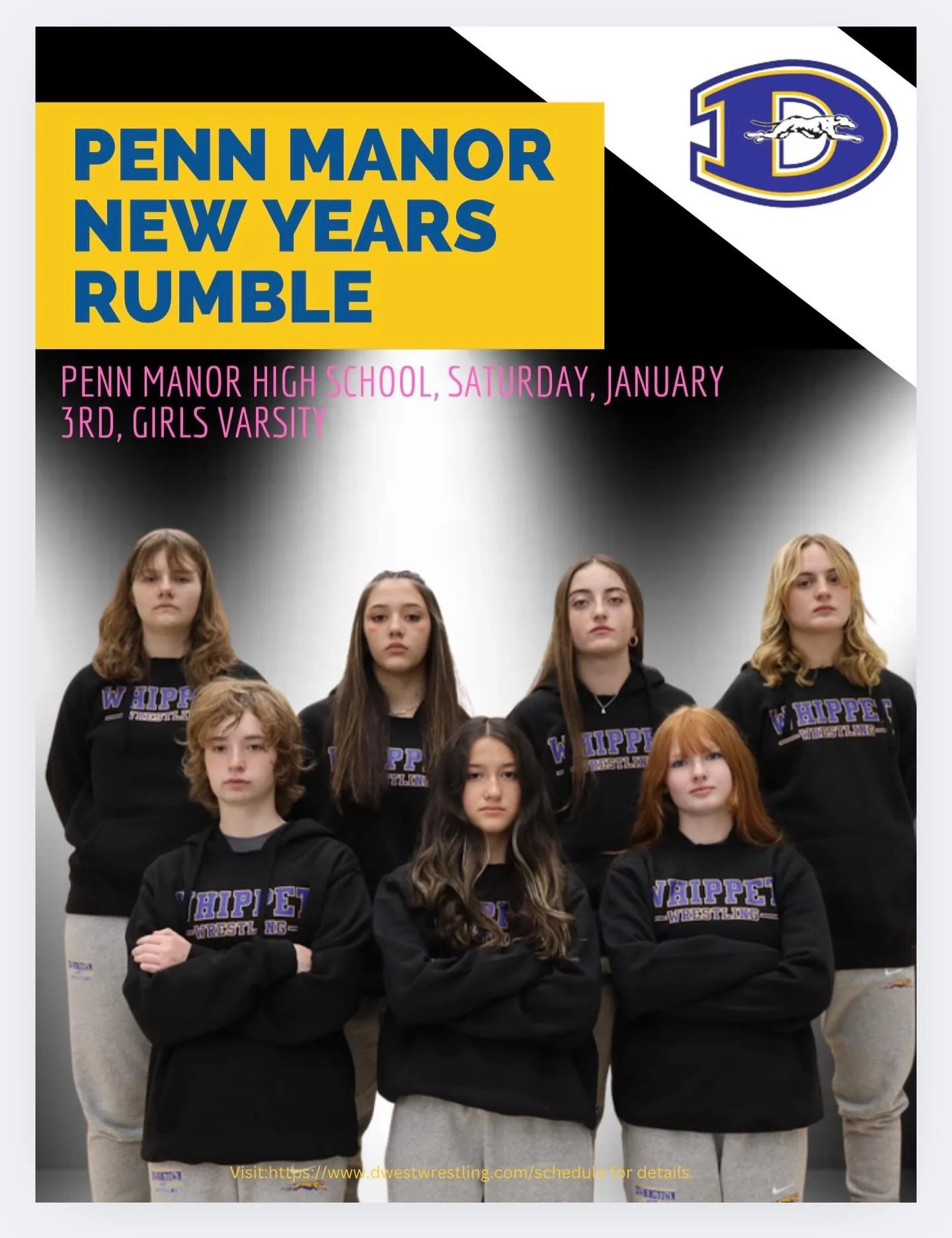 Our ladies kick off 2026 at Penn Manor for their News Years Rumble this Saturday. 

Good Luck Ladies!