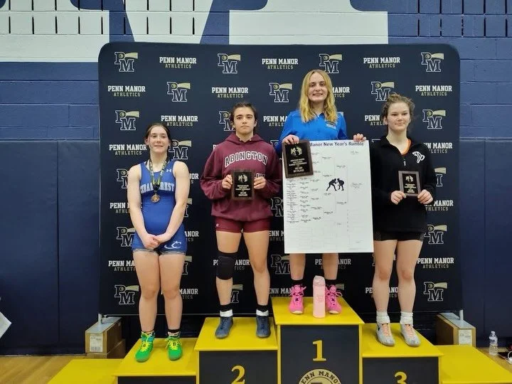 We are eager that our Girls Varsity Team had another great run yesterday at Penn Manor Girls Wrestling New Year Rumble. 

West walked away with one champion; Sarah Pearson, and once placer; Avery Dunn! 

All of our girls showed up to work hard suppor