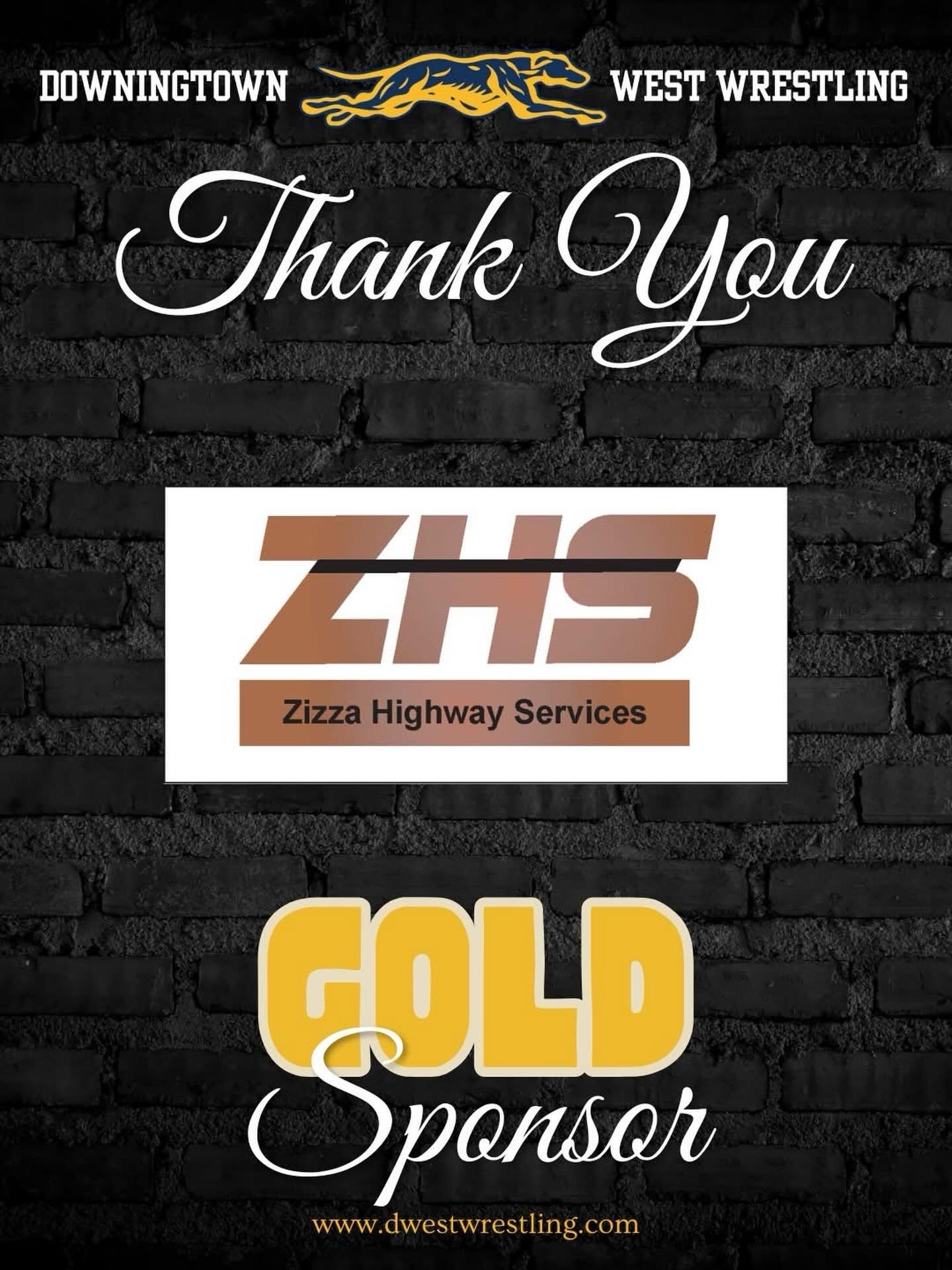 We&rsquo;re thrilled to recognize Zizza Highway Services for their amazing support as a Gold Sponsor! Thanks to your support, our wrestlers have access to quality gear and opportunities to grow both on and off the mat. 

www.zizzahighwayservices.com
