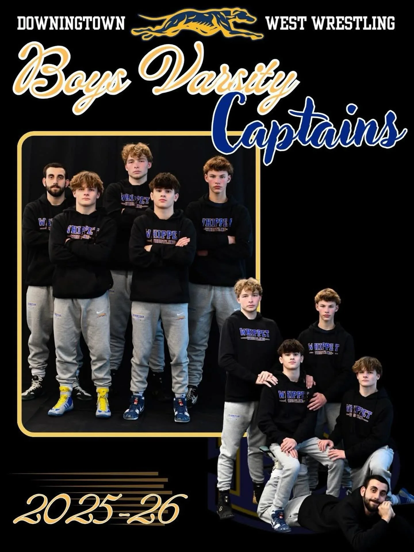 2025-26 West Wrestling Boys Team Captains