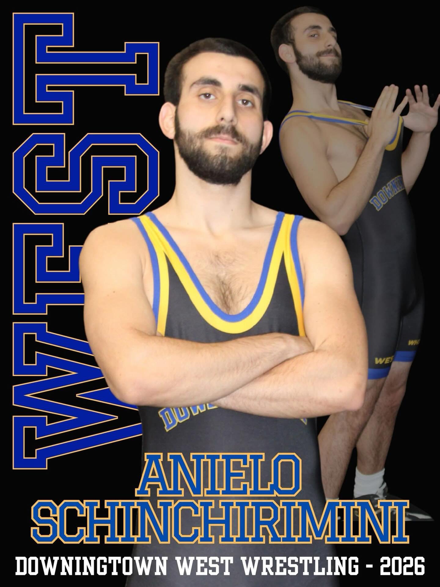 Senior Spotlight

Anielo Schinchirmni

Anielo Schinchirmni, a captain of the boys&rsquo; varsity team in the 145-pound weight class, is escorted tonight by his family. His favorite memory is traveling to hotels for wrestling tournaments, and his favo