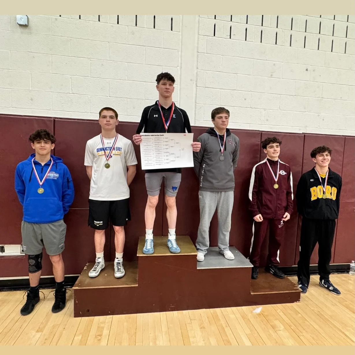 2026 District 1 AAA Section South Medalist
SE Region Qualifier 
Michael Landrum
5th Place 
4-2