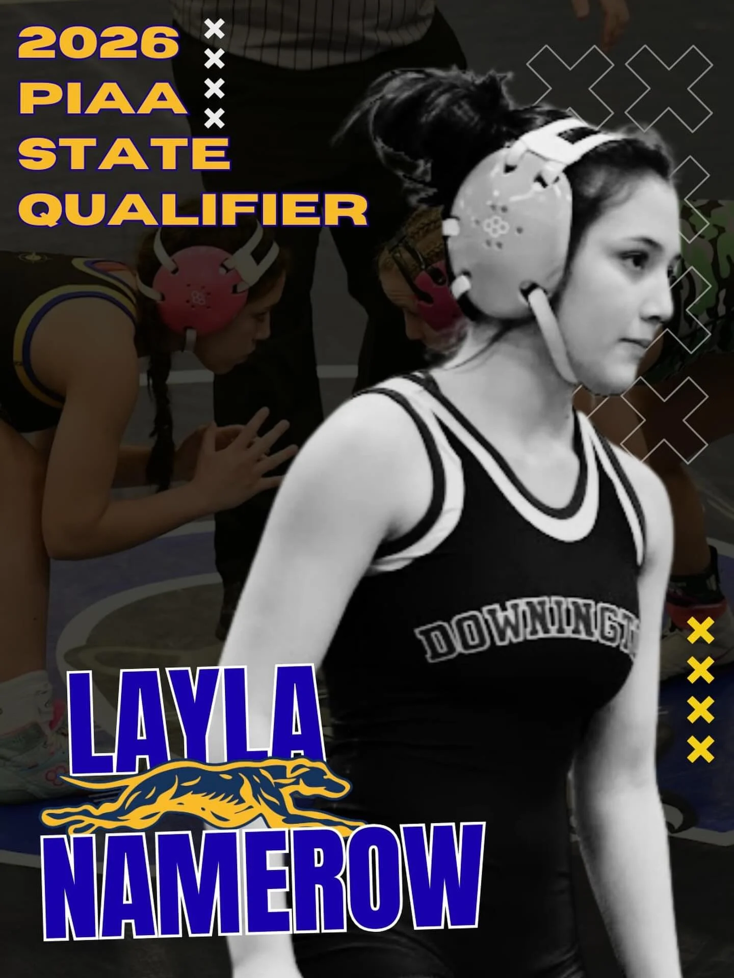 2026 PIAA Girls South East Regional Championship Medalist 
State Qualifier
Layla Namerow
4th Place 
2-2