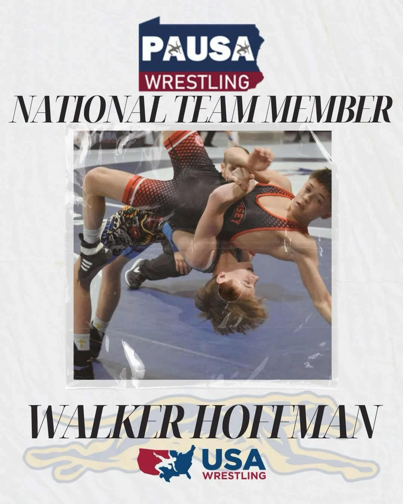 NATIONAL TEAM &mdash; FARGO BOUND

Downingtown West Wrestling is excited to share that Walker Hoffman has earned his spot on Team PA and will be heading to Fargo this summer for the US Marine Corps/USAW Nationals!

Walker is a 2026 US Open placer &md