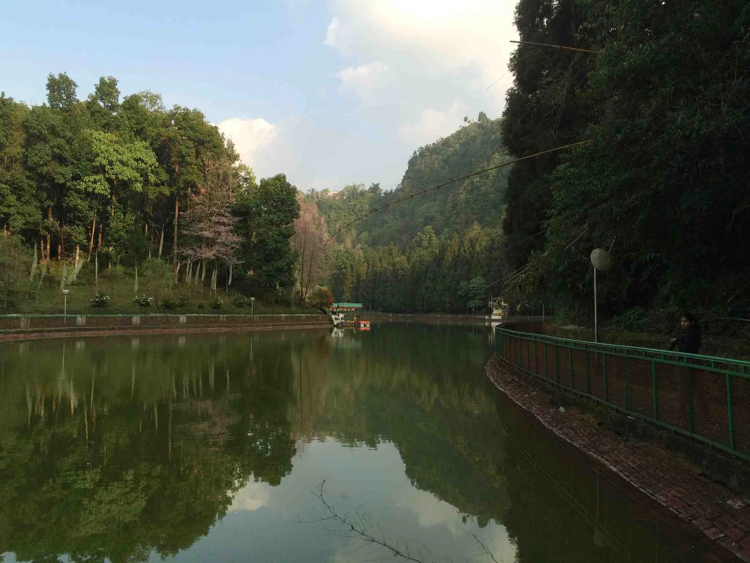 Serenity amongst the lush.....Lampokhri Lake at Aritar