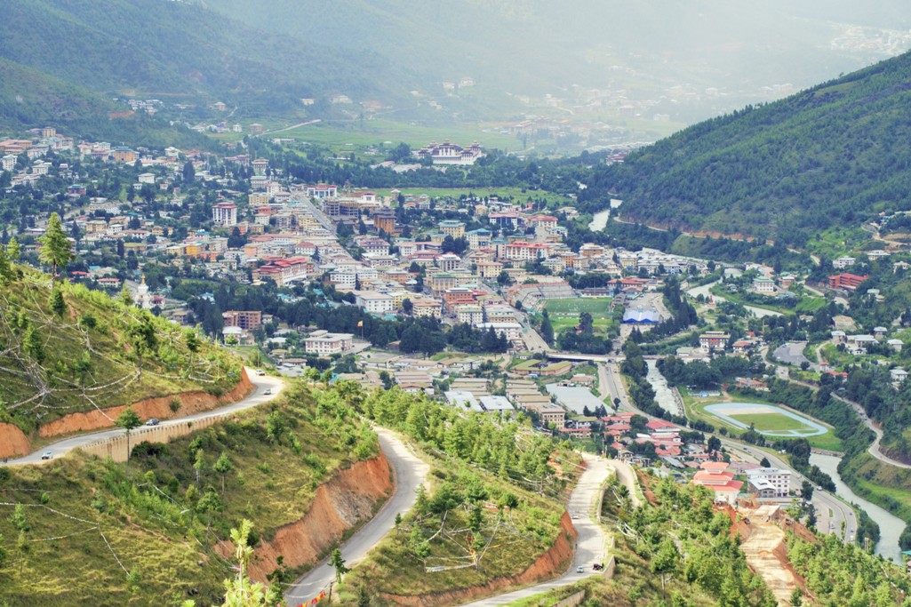 Scenic Thimpu- Capital of Bhutan