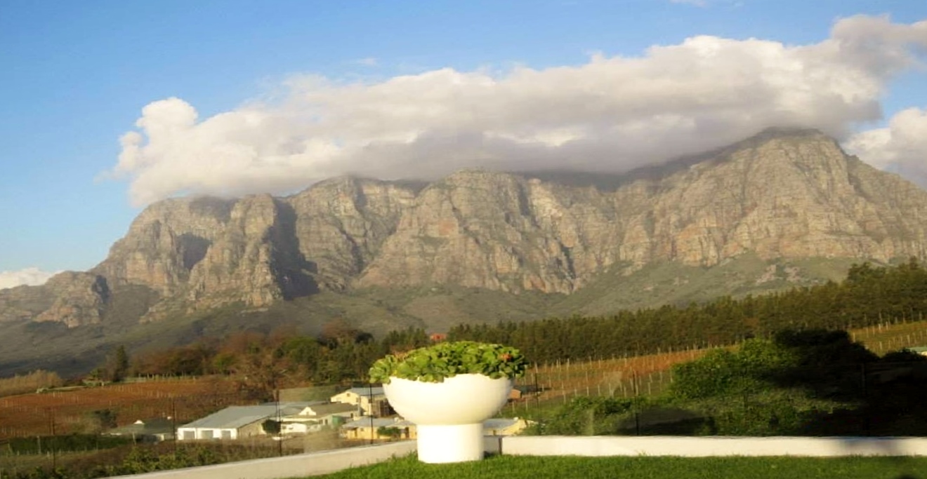 panoramic view from the villa