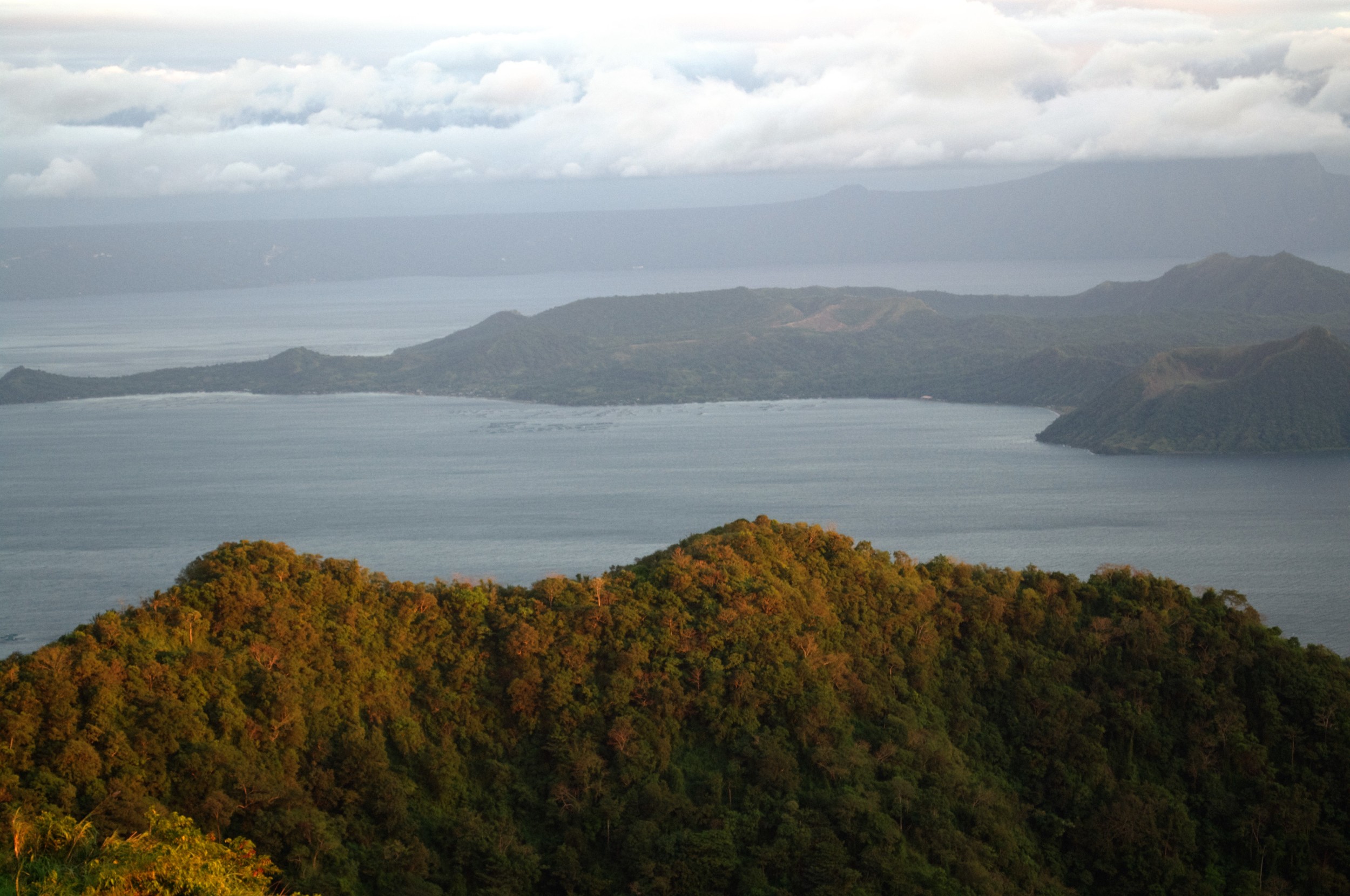View of Taal lake from Tagaytay