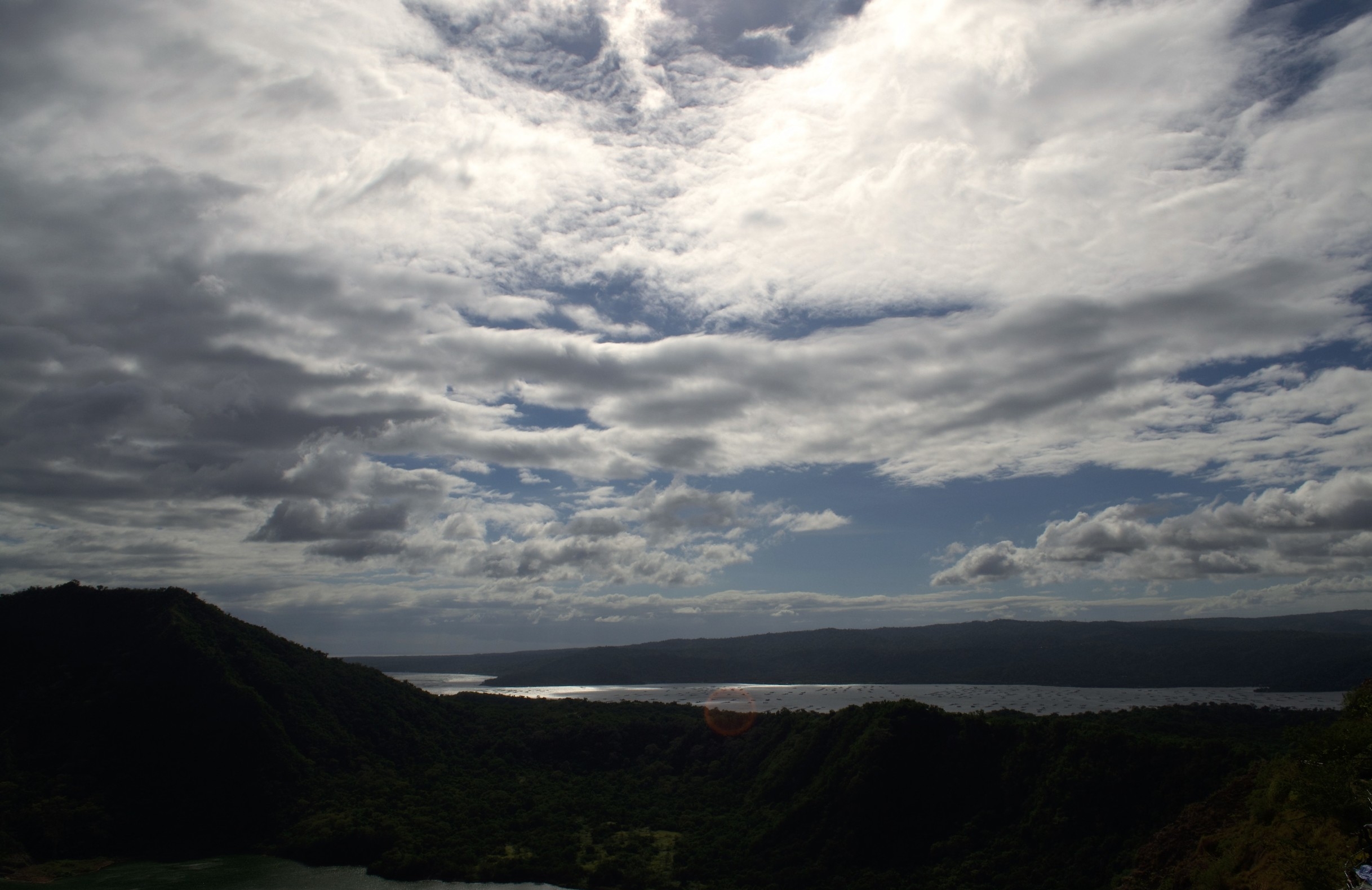View from the top beyond the crater