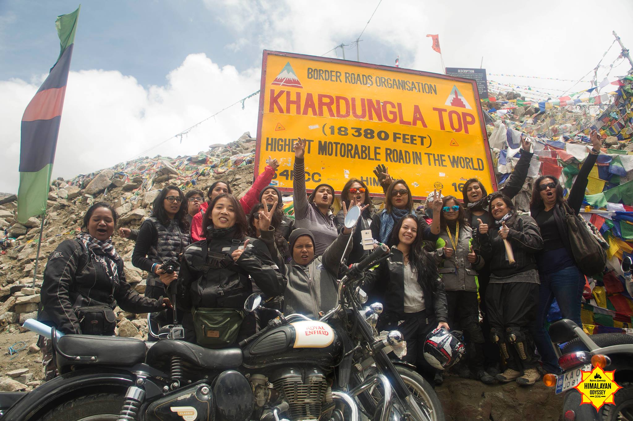 The highest motorable road in the world- Khardungla!