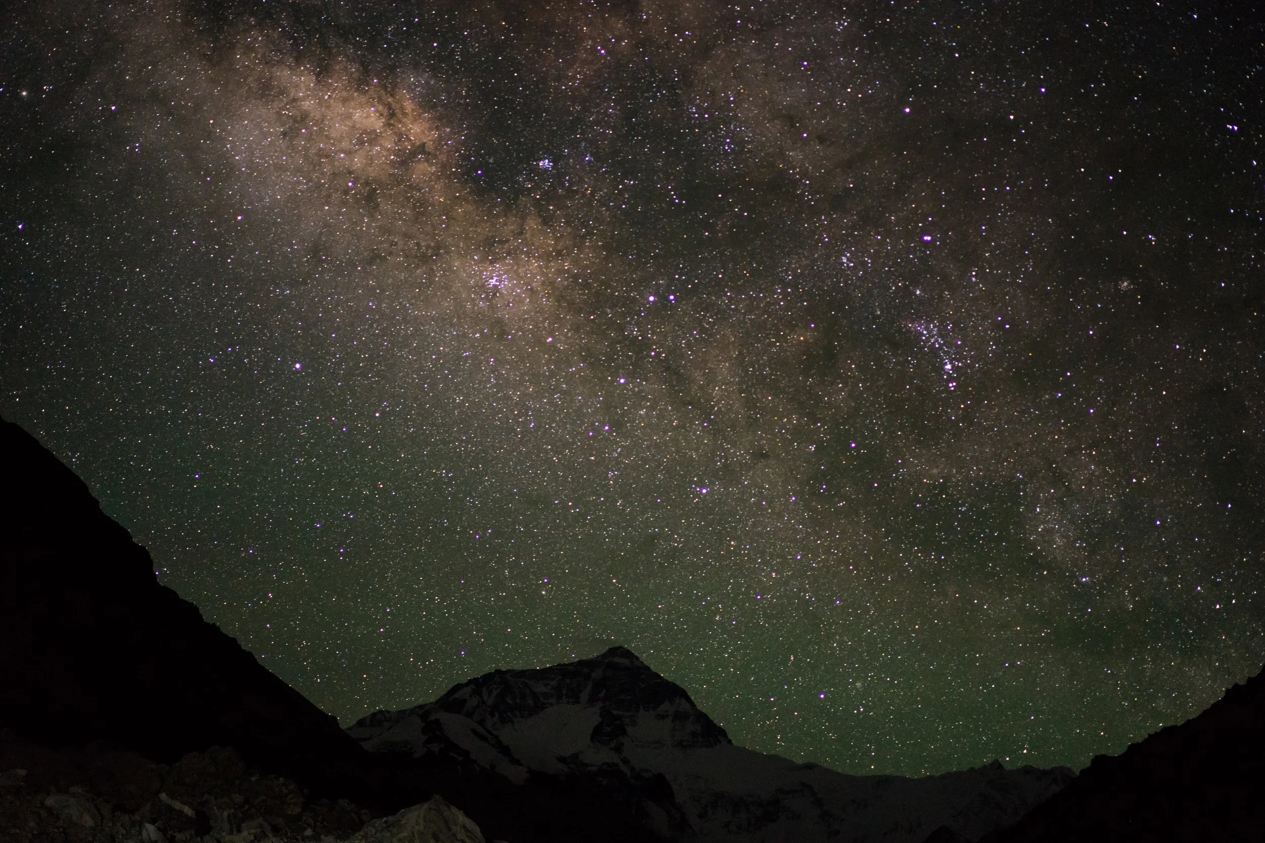 A view to travel for!! Night sky from Everest Base Camp