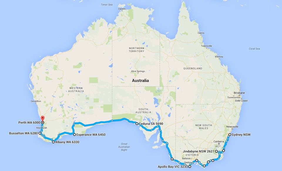 The bike route!