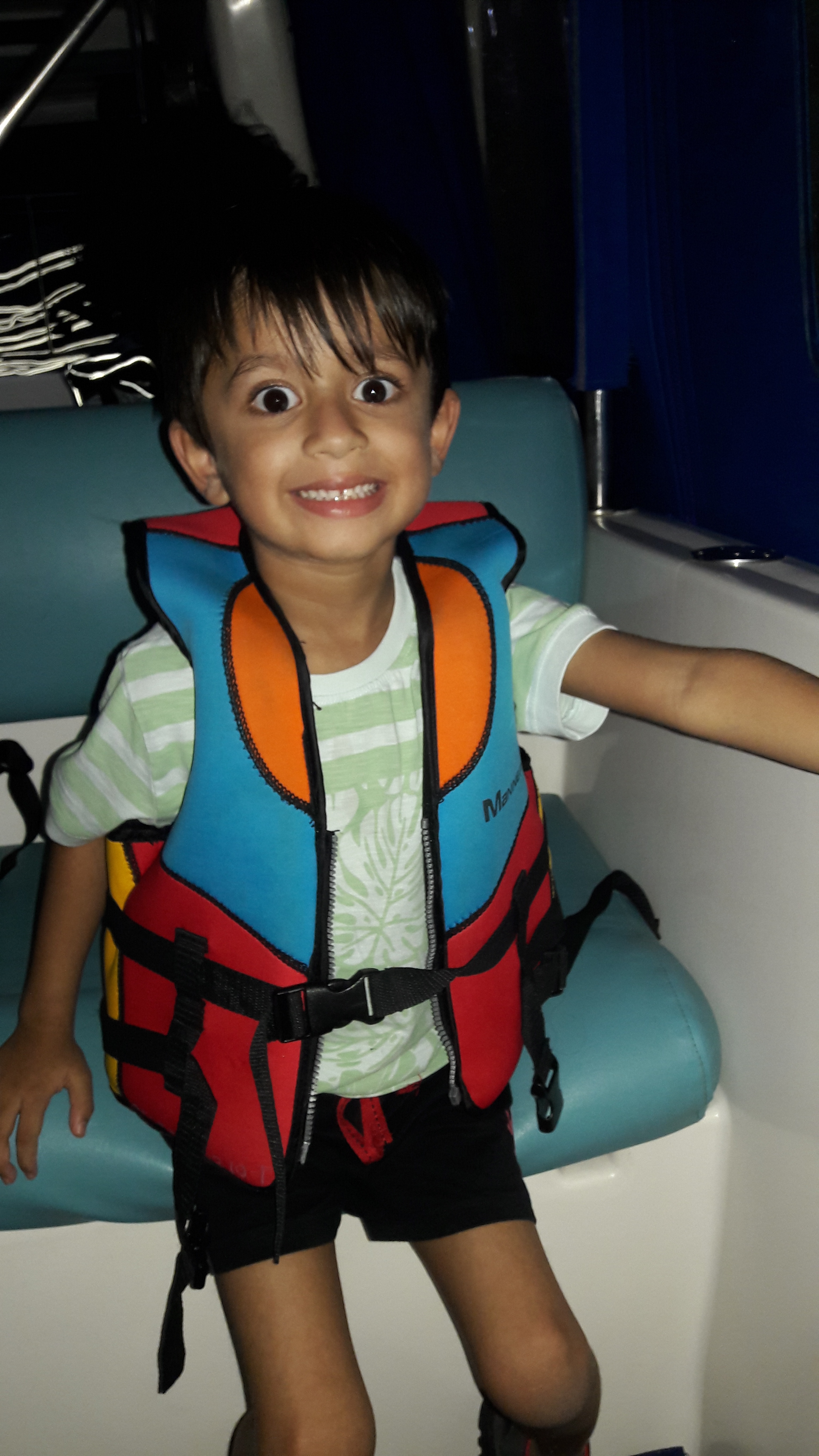 That's the life Jacket....smile says it all!