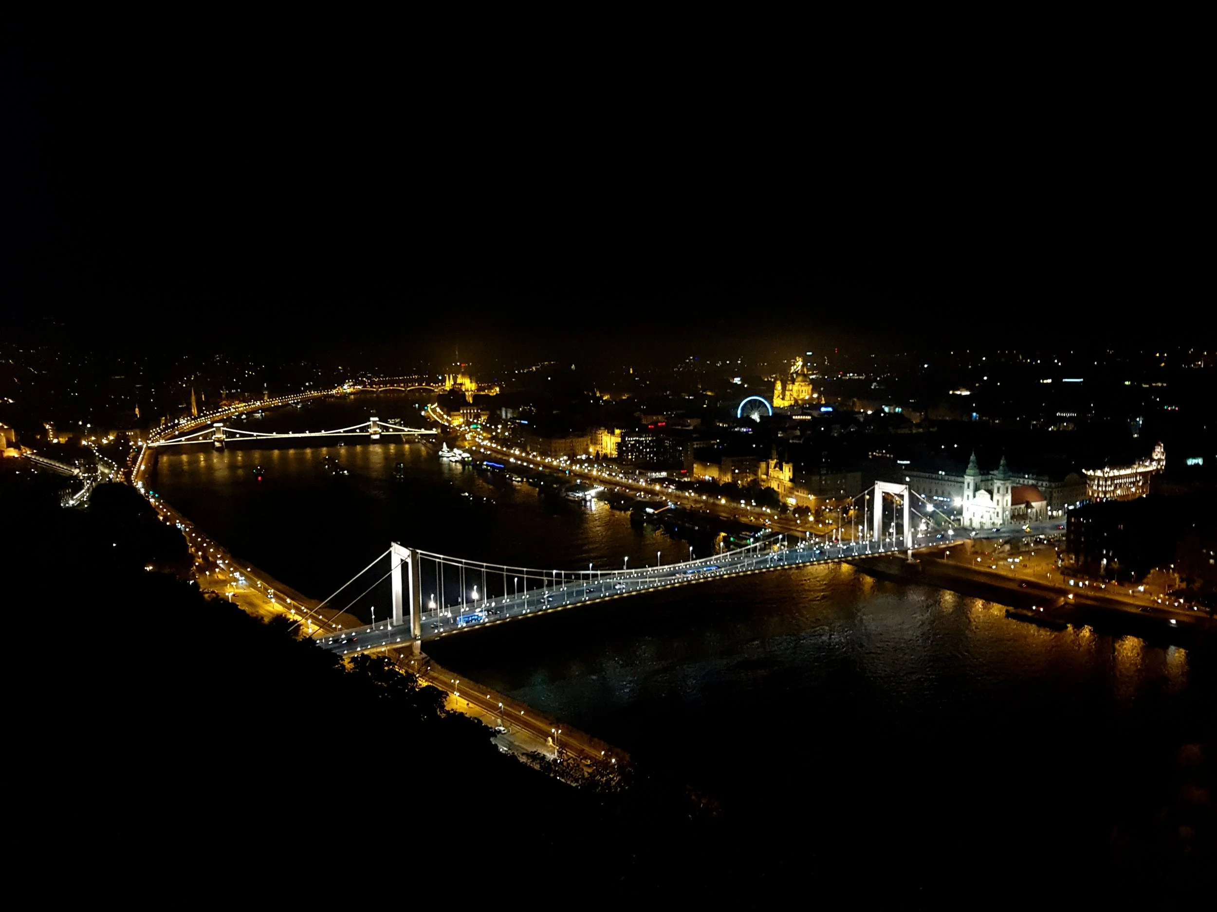 Budapest city lit in the night- View from Citadel (1).jpg