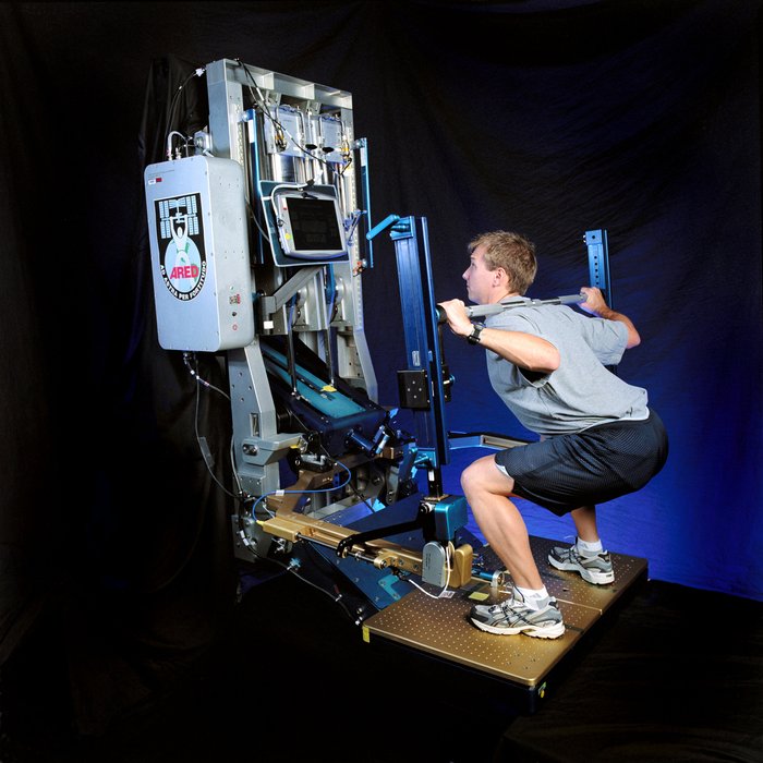 NASA's Advanced Resistive Exercise Device (Photo credit: NASA.)