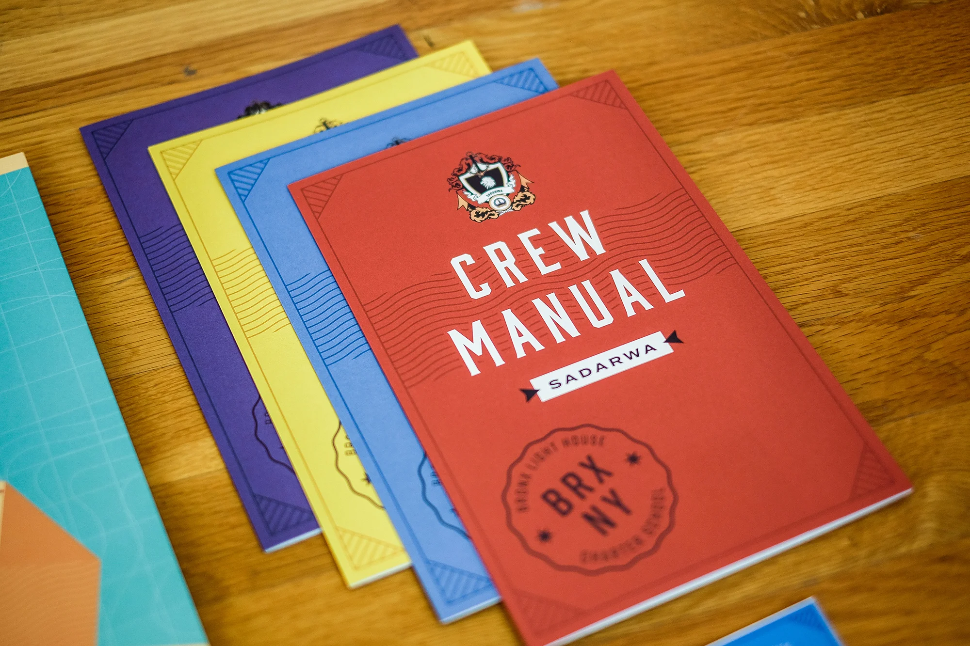 Students are placed in one of four "Crews" each with it's own motto and principles.