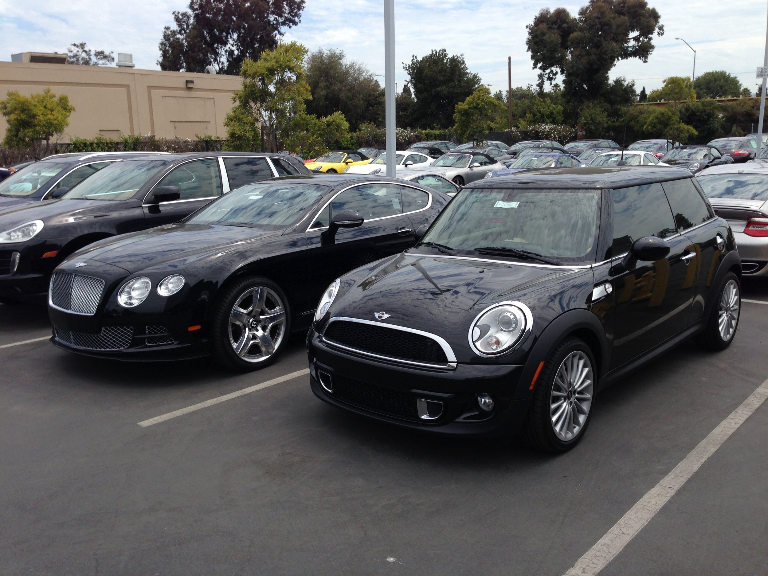 2013 The day I traded in my Bentley & My Goodwood Mini for a Porsche 911