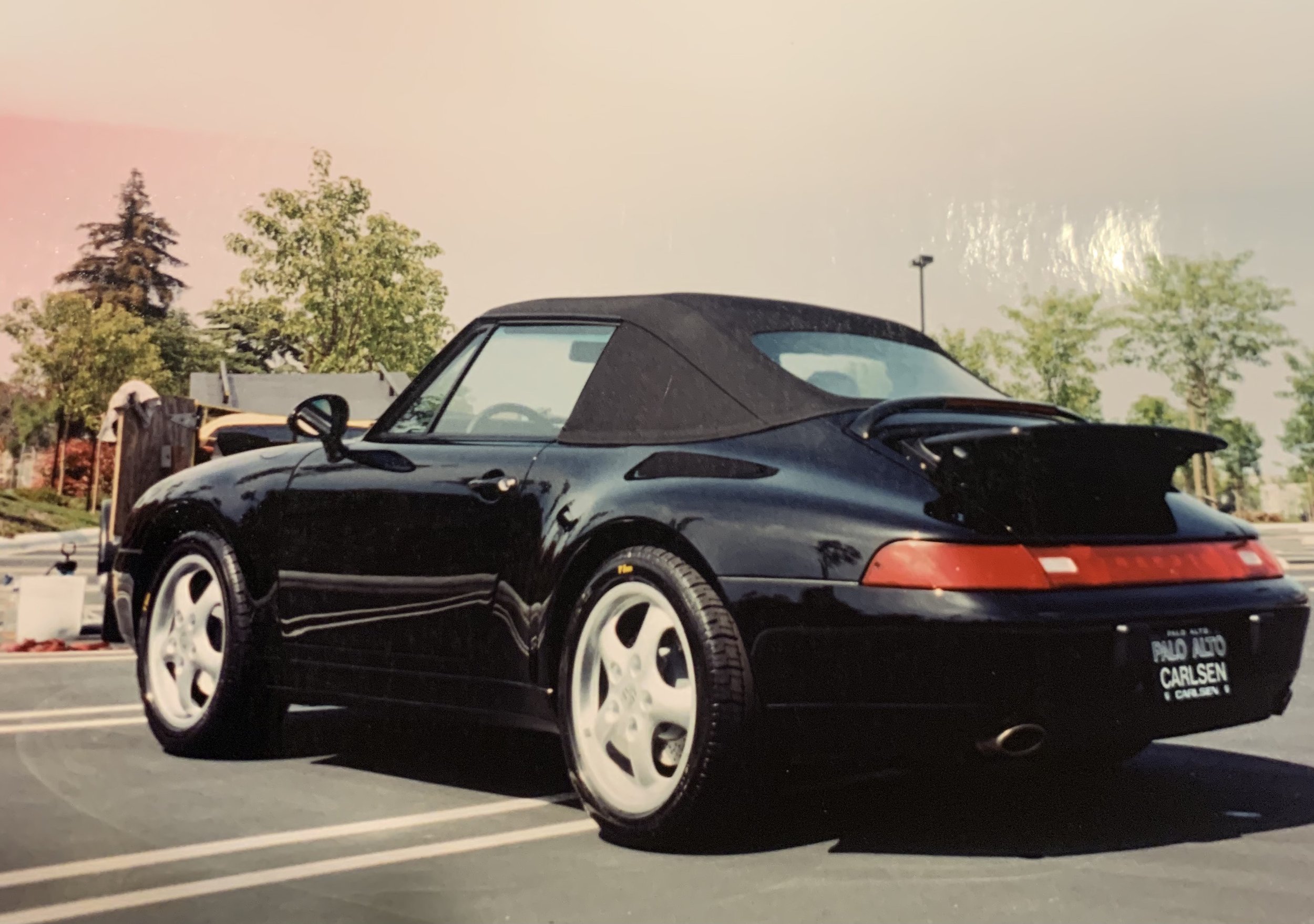 1995 Porsche 911 Carrera Cabriolet (993) - my very first new Porsche, I wanted the twin-turbo, but was not leaving the lot without a car so I took this and ordered the (993) twin-turbo which I picked up 10 months later. 