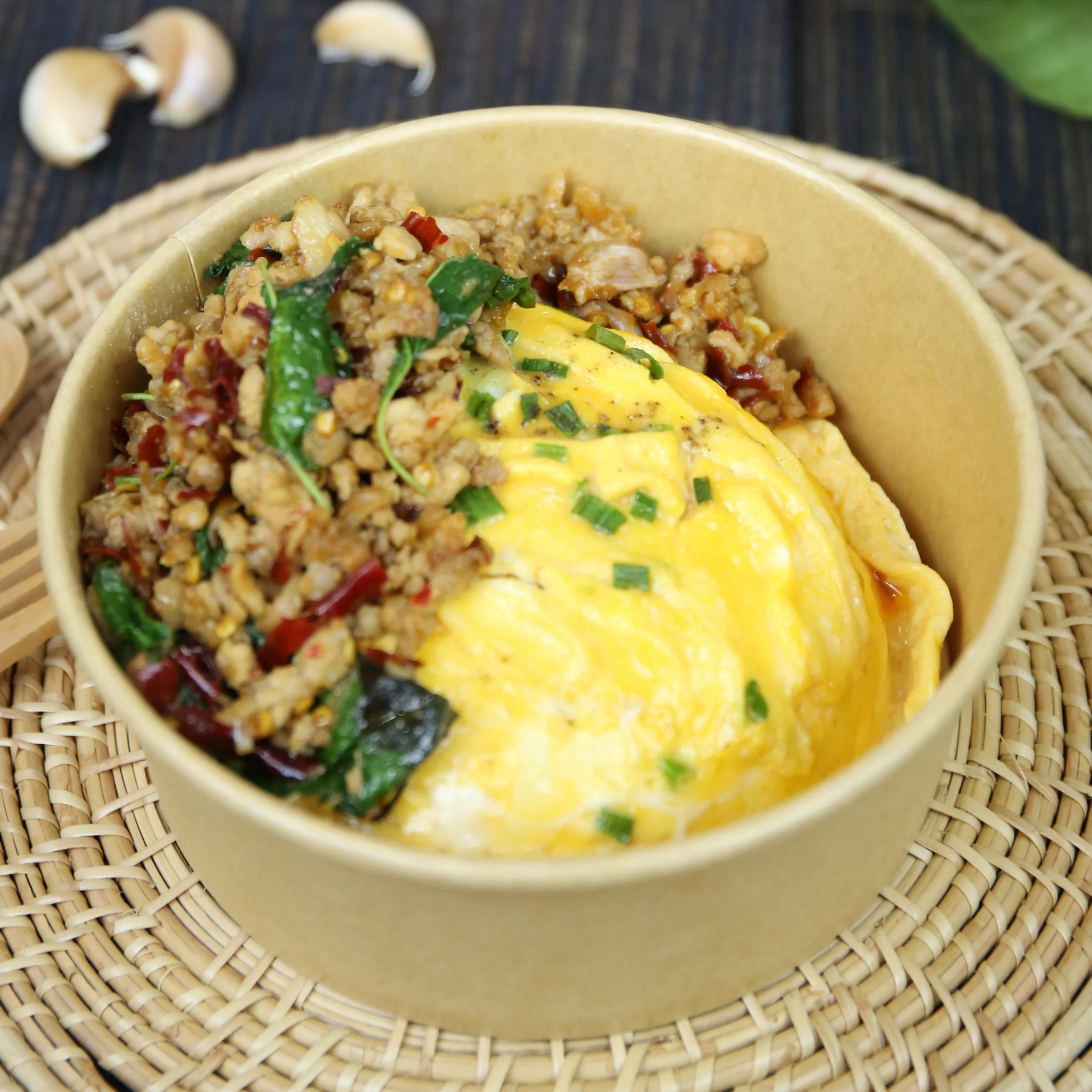 SR1. KHAO KAPRAO KAI KHON