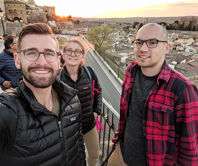 Showing off Castilla-La Mancha to our American friend.