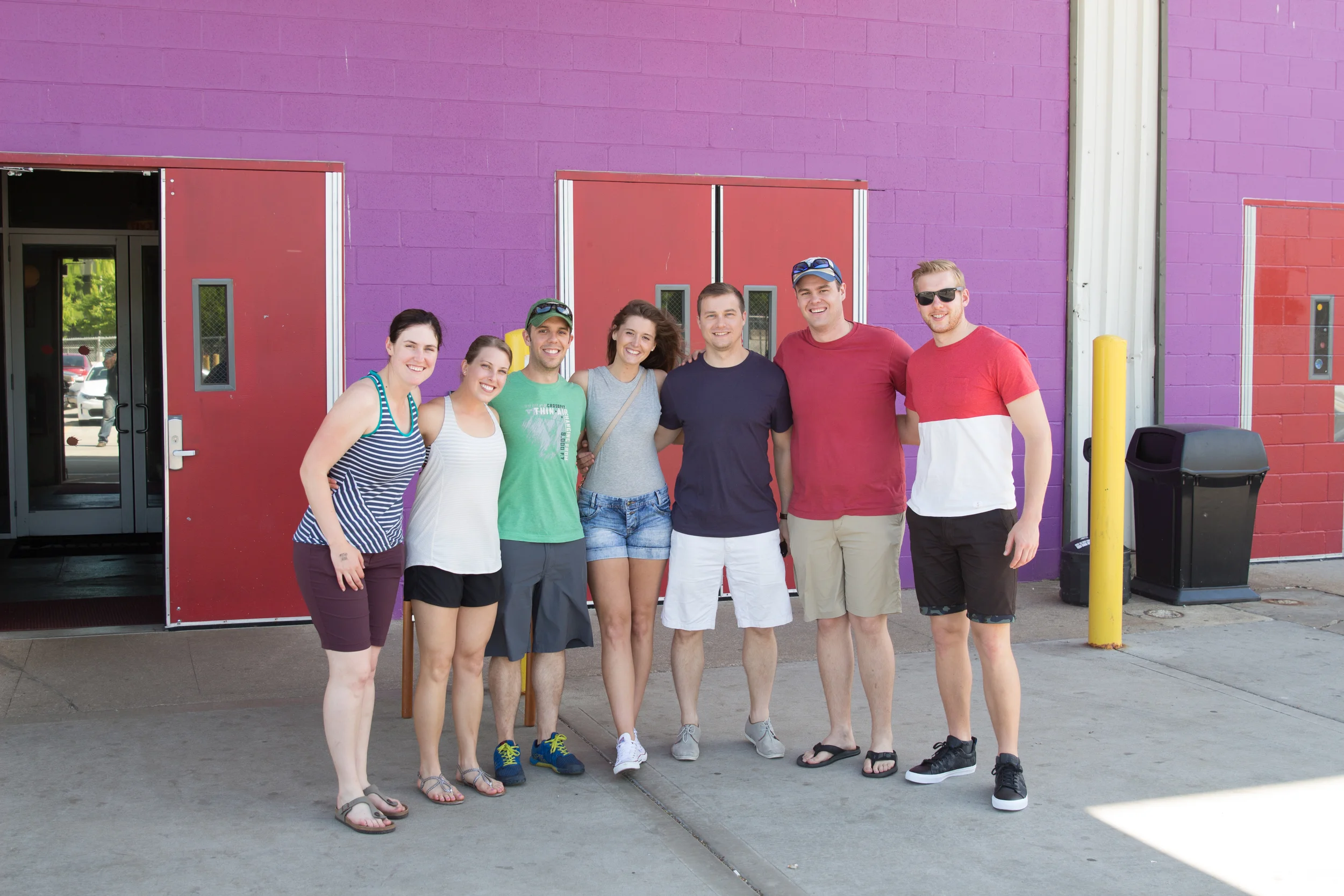Rebekkah, Cara, Jeff, Olivia, Brad, Matt, Phil