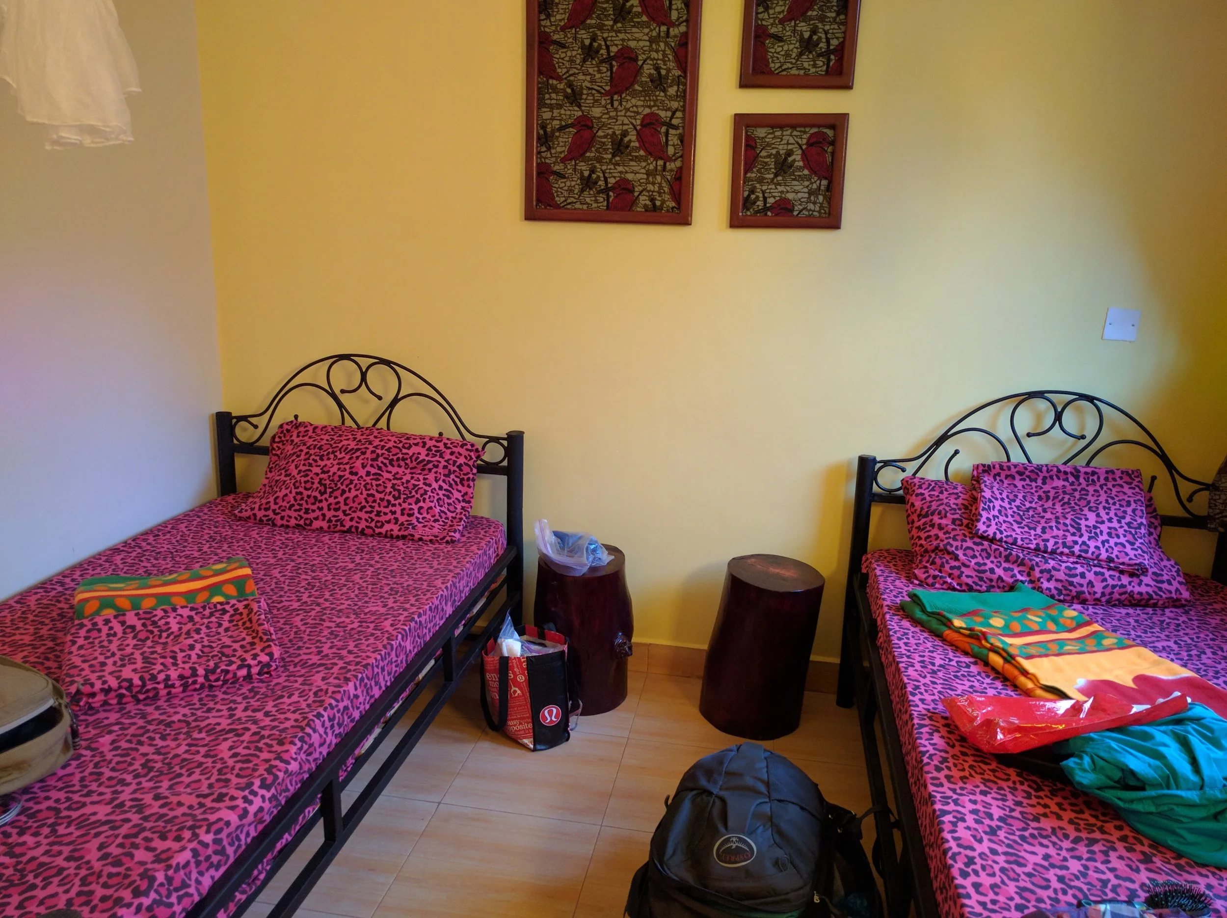 Pimpin' bed sheets at Rafiki Backpackers
