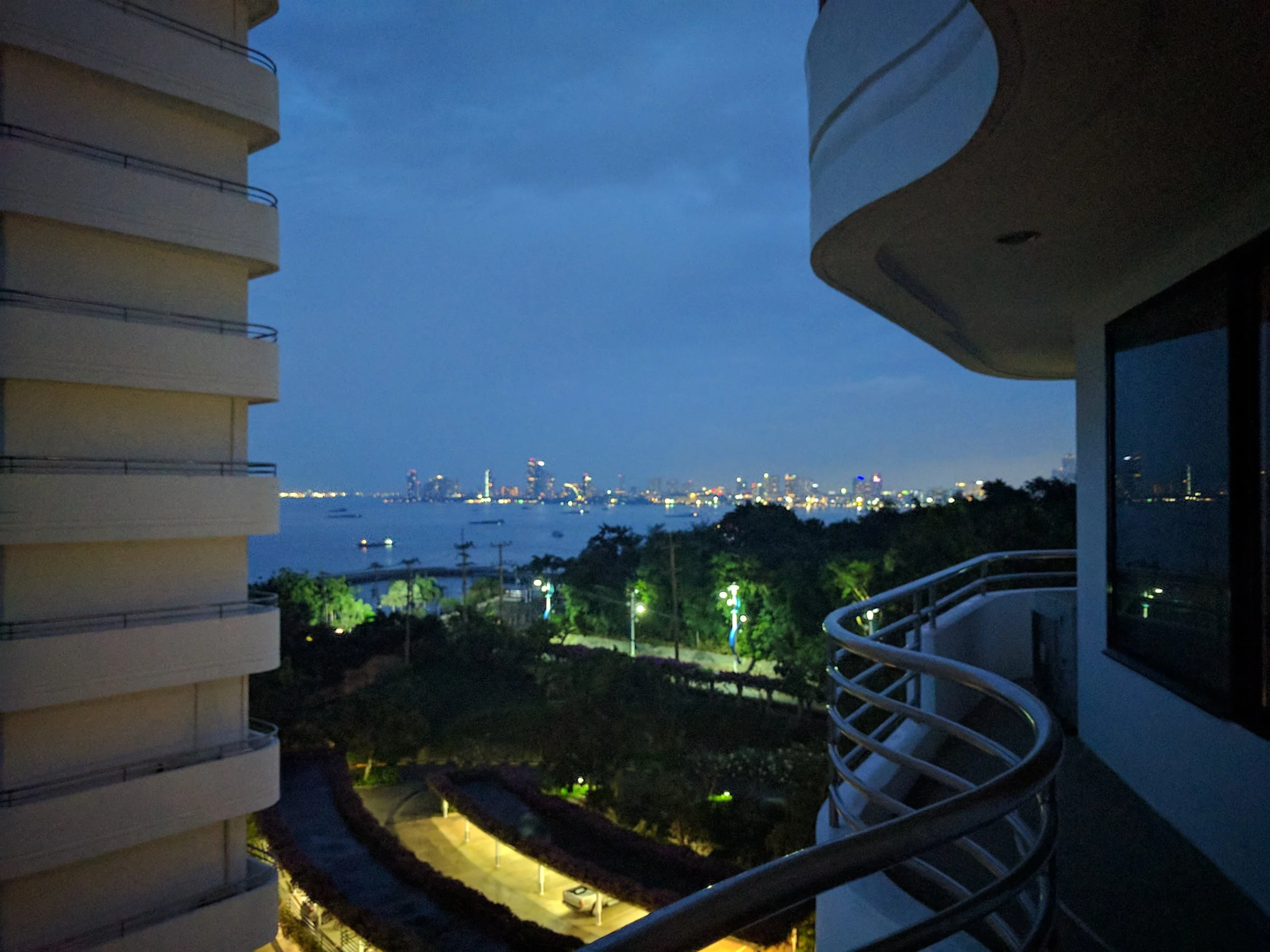 The view from the Wagner's condo 