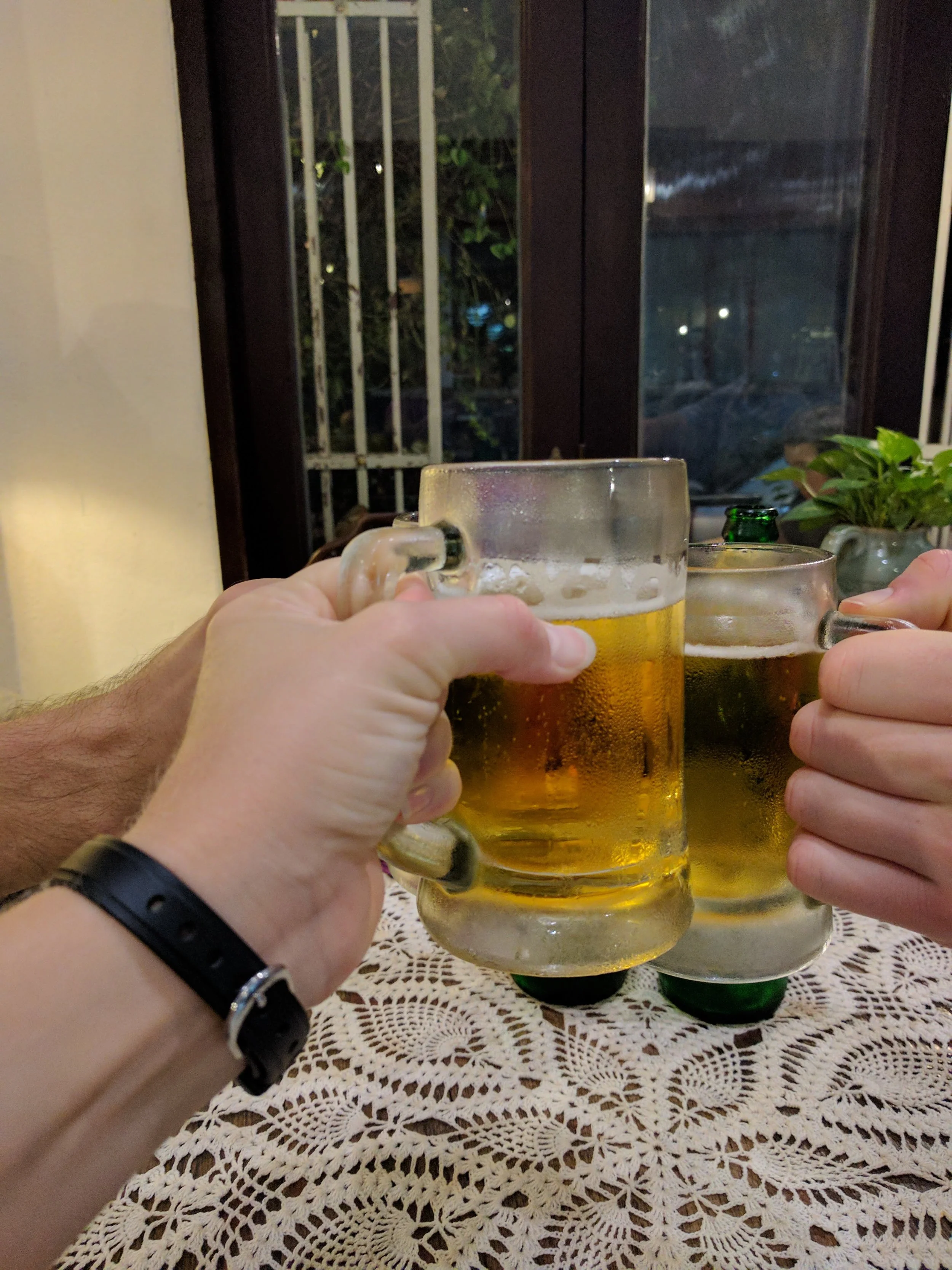 Chok Dee ('cheers' in Thai!)