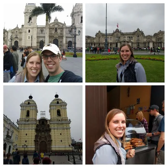 Sights from the walking tour- we made a pit stop for fresh churros! 