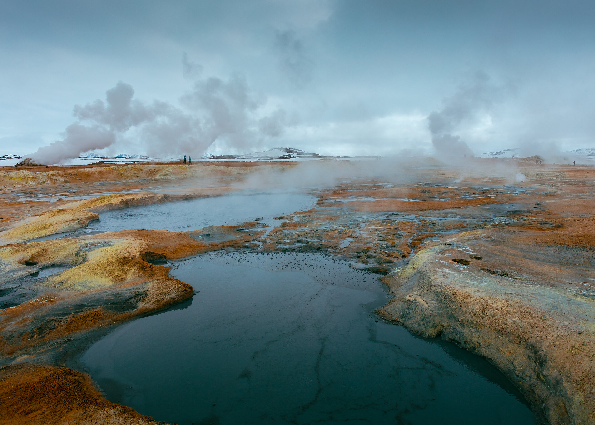 Geothermal Pools in Iceland