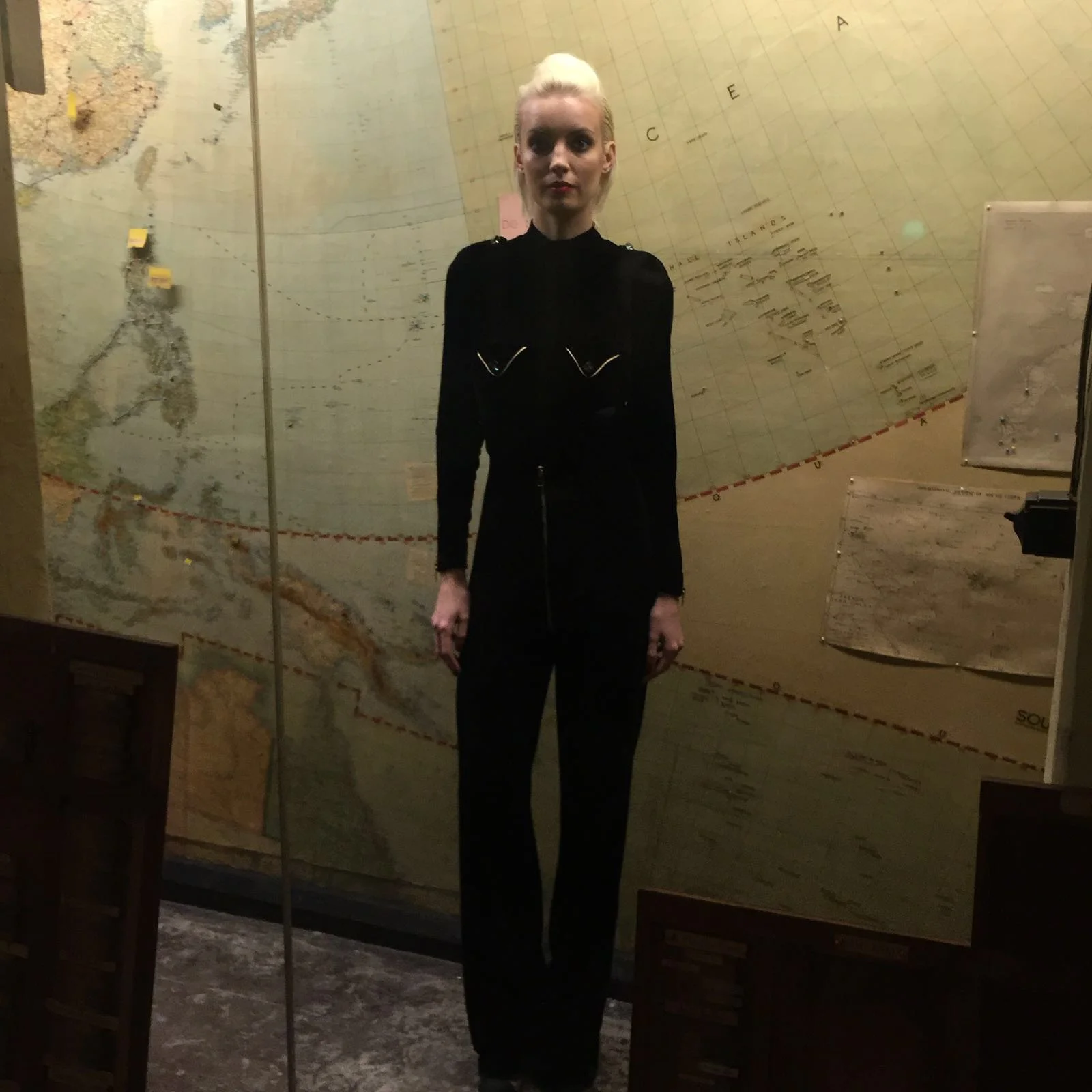 This jumpsuit from Enigma part 2 was timelessly elegant.