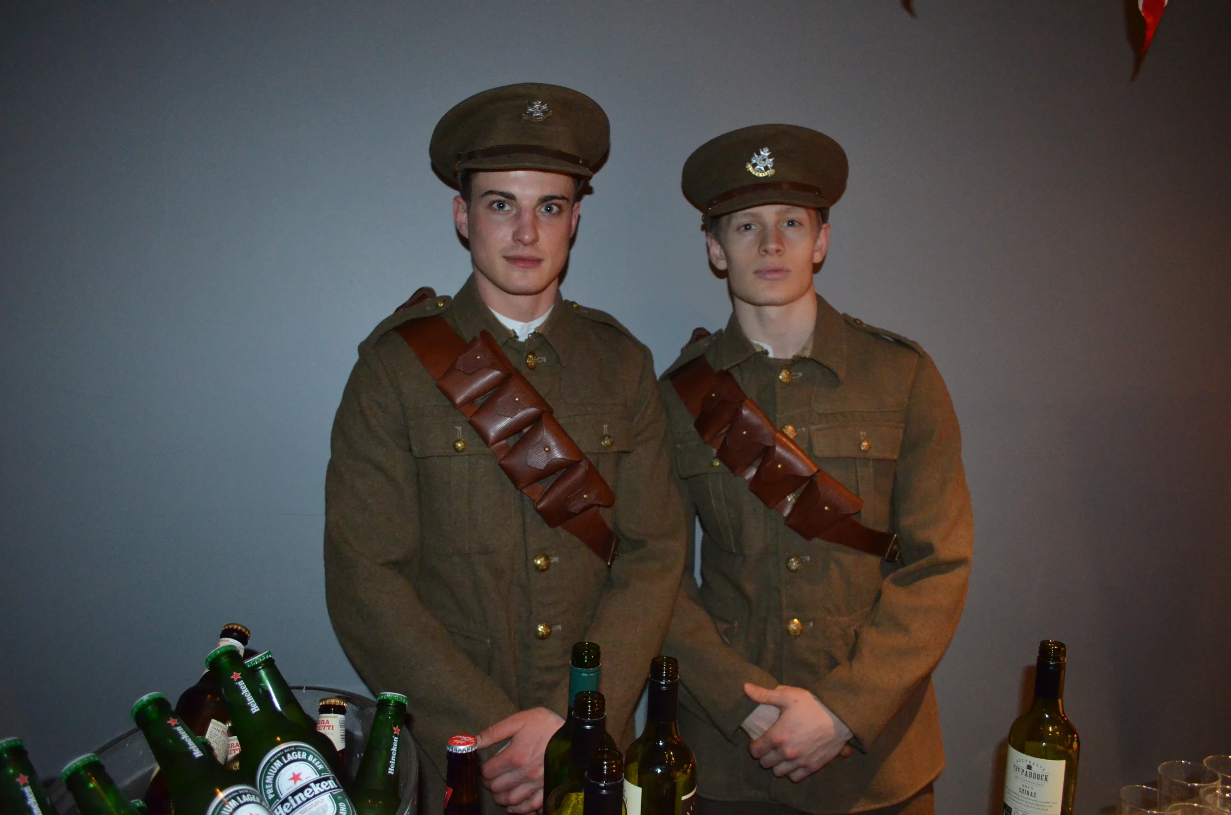 The World War Two theme continued throughout the night.