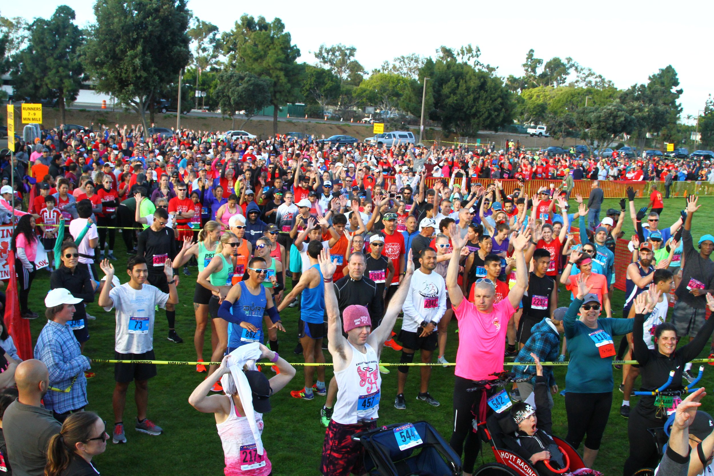 Race Warm Up at the 5K