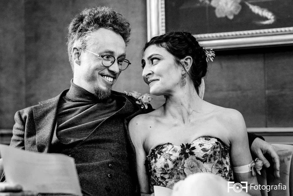 review van een bruidspaar over een trouwfotograaf voor hun bruiloft op kasteel wijenburg