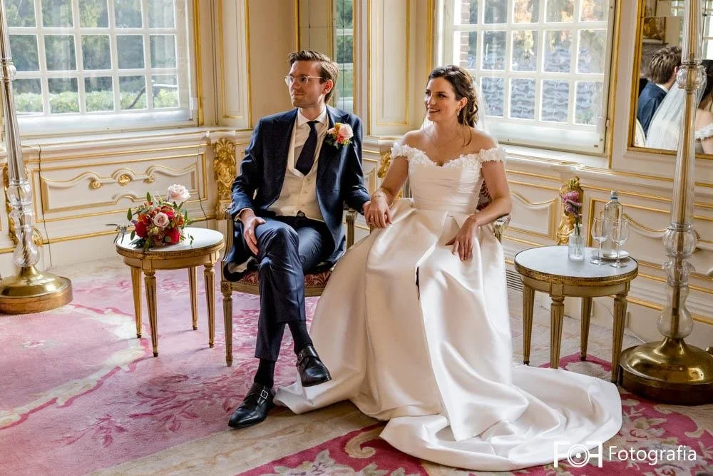 Bruiloft vieren bij Slot Zeist in de Spiegelzaal