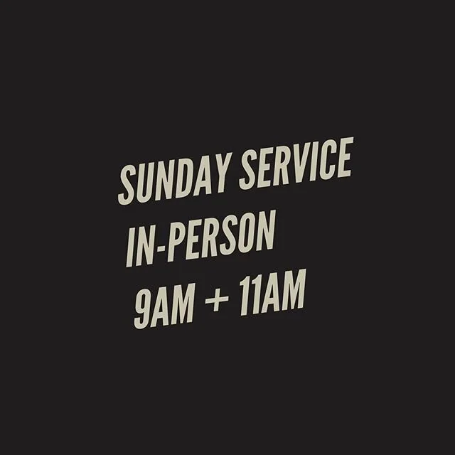 Come on down at 9am or 11am! Looking forward to a time of worship, time in the word, and fellowship. We will continue through the series &lsquo;Truth for Tumultuous Times.&rsquo; We will also be broadcasted both services live on our website/app/faceb
