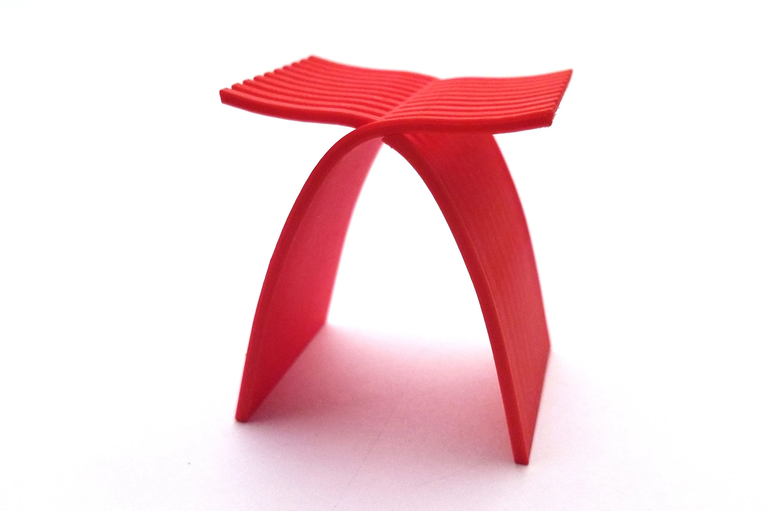 With 3D printing, we could have tested the weight bearing properties of the stool much earlier.