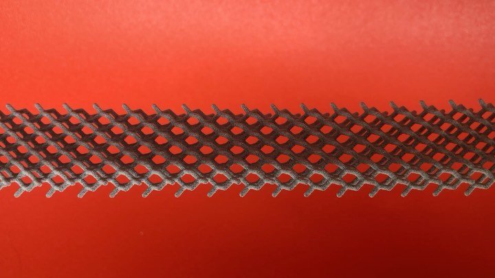 We are collaborating with our client CGX and @avidproduct to experiment with a new flexible material for MJF  3D printing.
As you can see, we&rsquo;ve used lattices in the design of this strap. Typically, lattices are thought of as a way to &ldquo;li