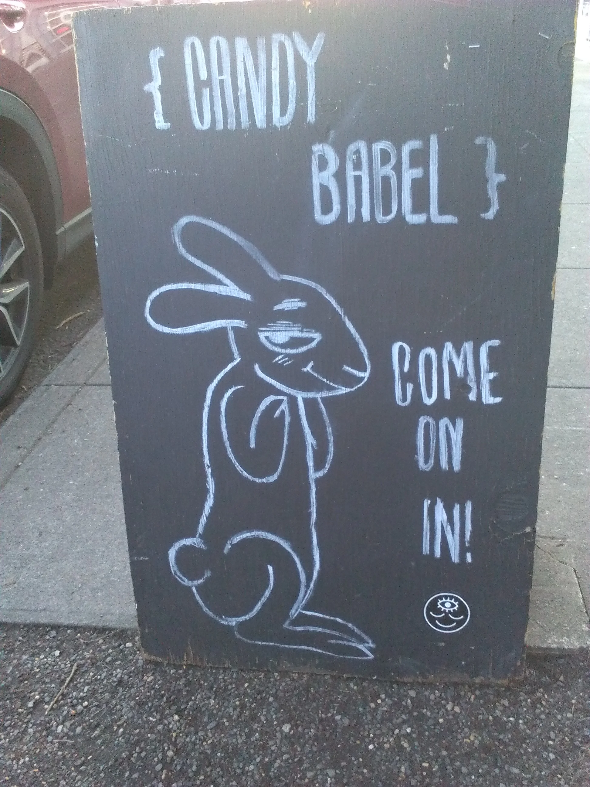 Bunny Candy Babel Chalk Sign.jpg